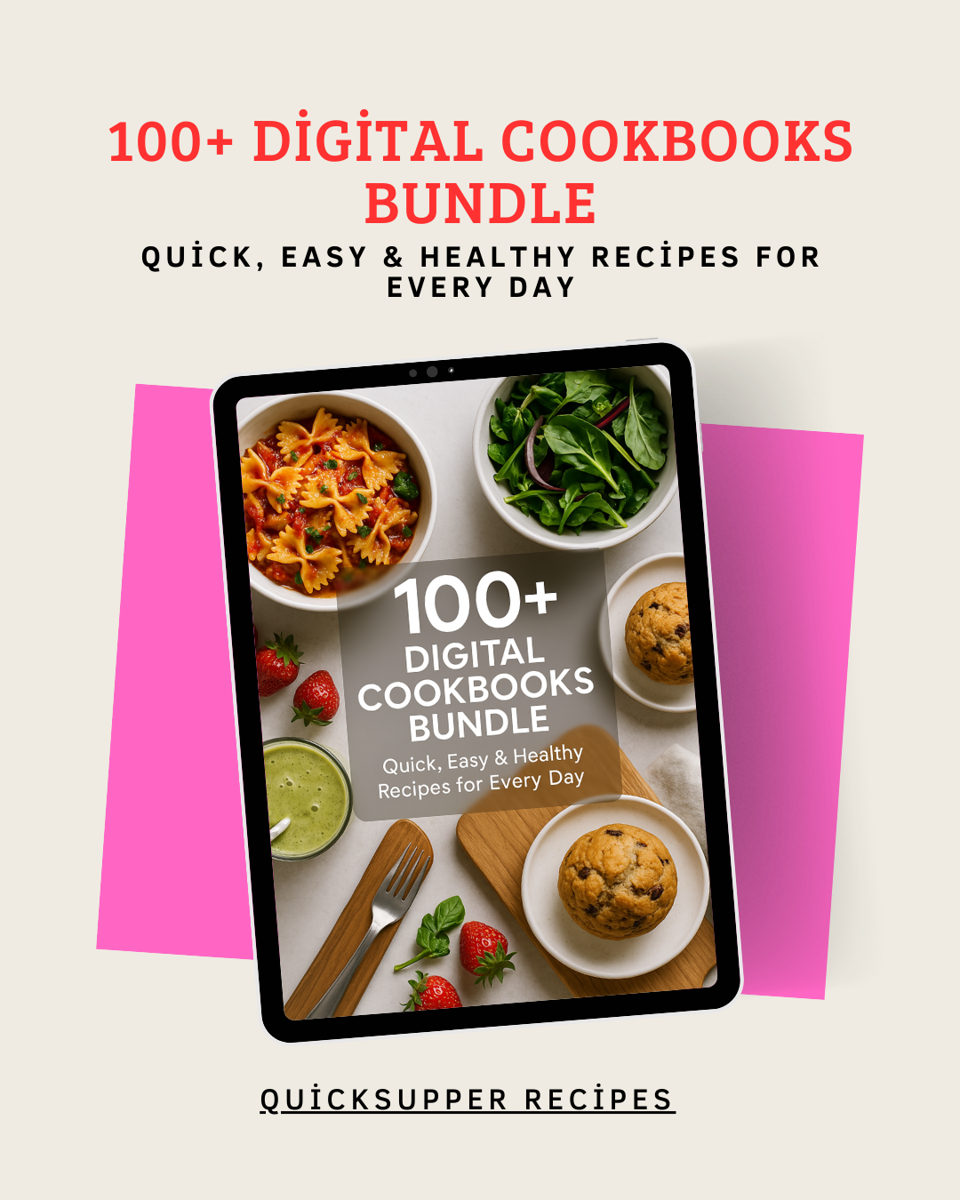 100+ digital cookbooks bundle β quick, easy & healthy recipes for every day 100+ digital cookbooks bundle β quick, easy & healthy recipes for every day