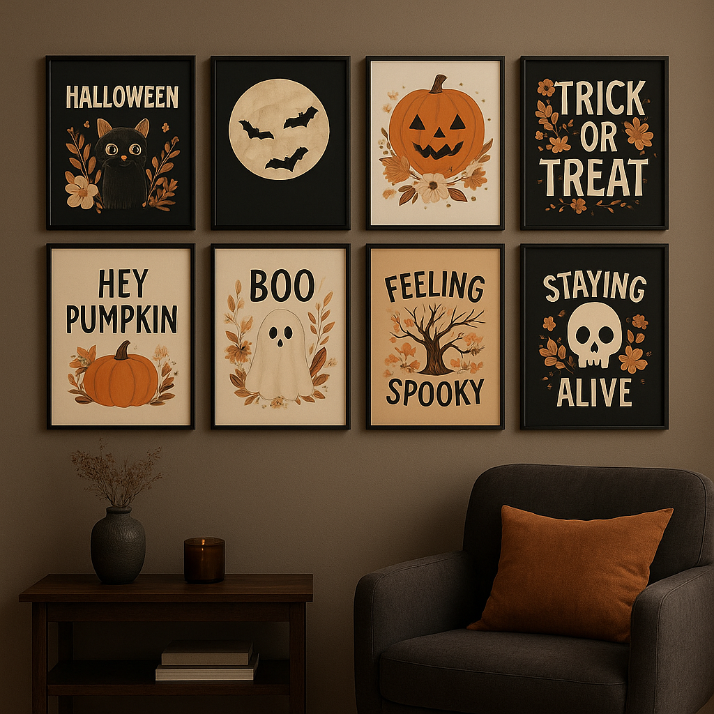 ChatGPT Image 8 oct. 2025, 14_50_28 Spooky Halloween Wall Art Bundle – 20 Printable Digital Posters - Image 2