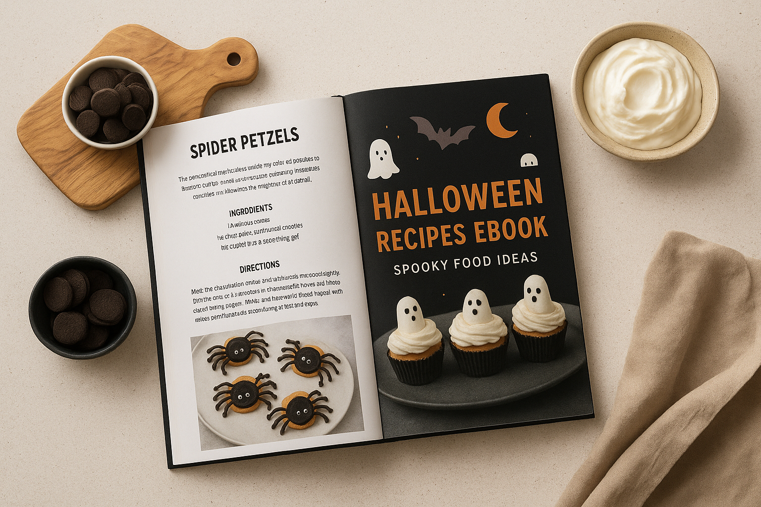 ChatGPT Image 9 oct. 2025, 14_47_28 Halloween Recipes eBook – Spooky Food & Drink Ideas for Parties & Kids - Image 2