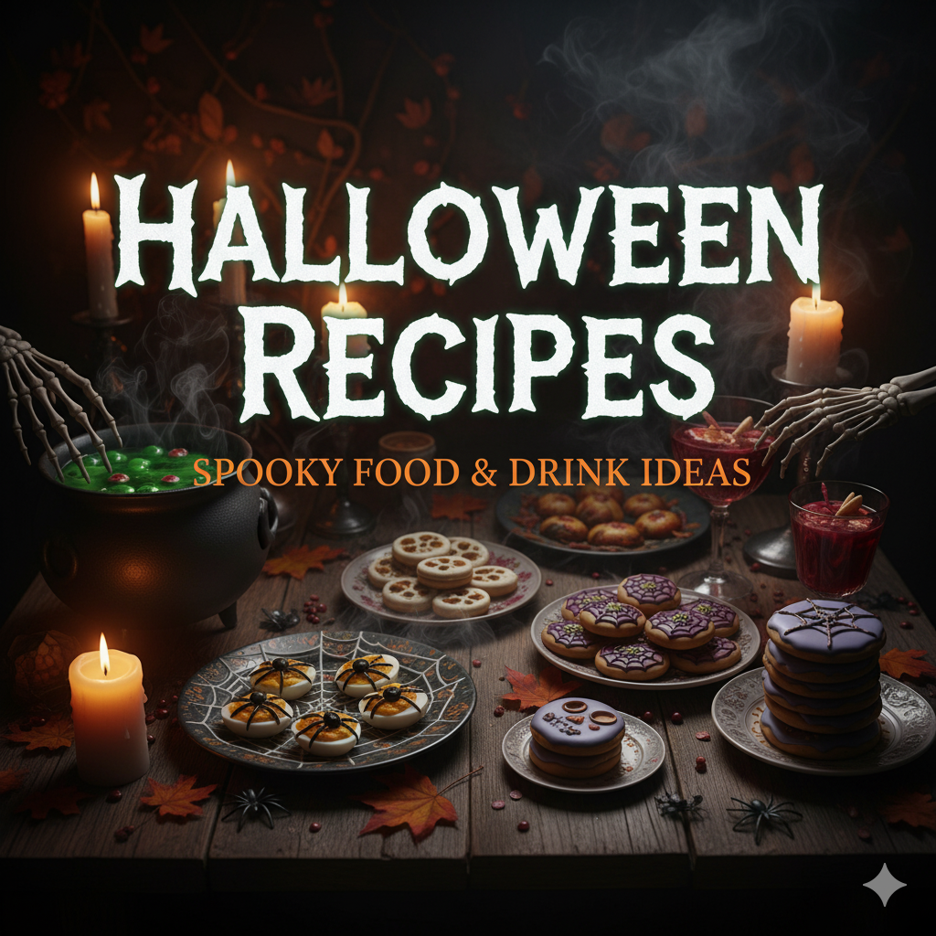 Generated Image October 09, 2025 - 2_30PM Halloween Recipes eBook – Spooky Food & Drink Ideas for Parties & Kids