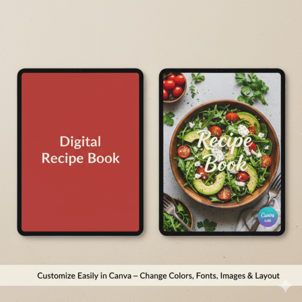 Ultimate Digital Recipe & Meal Planner – 500+ Pages | Interactive ...