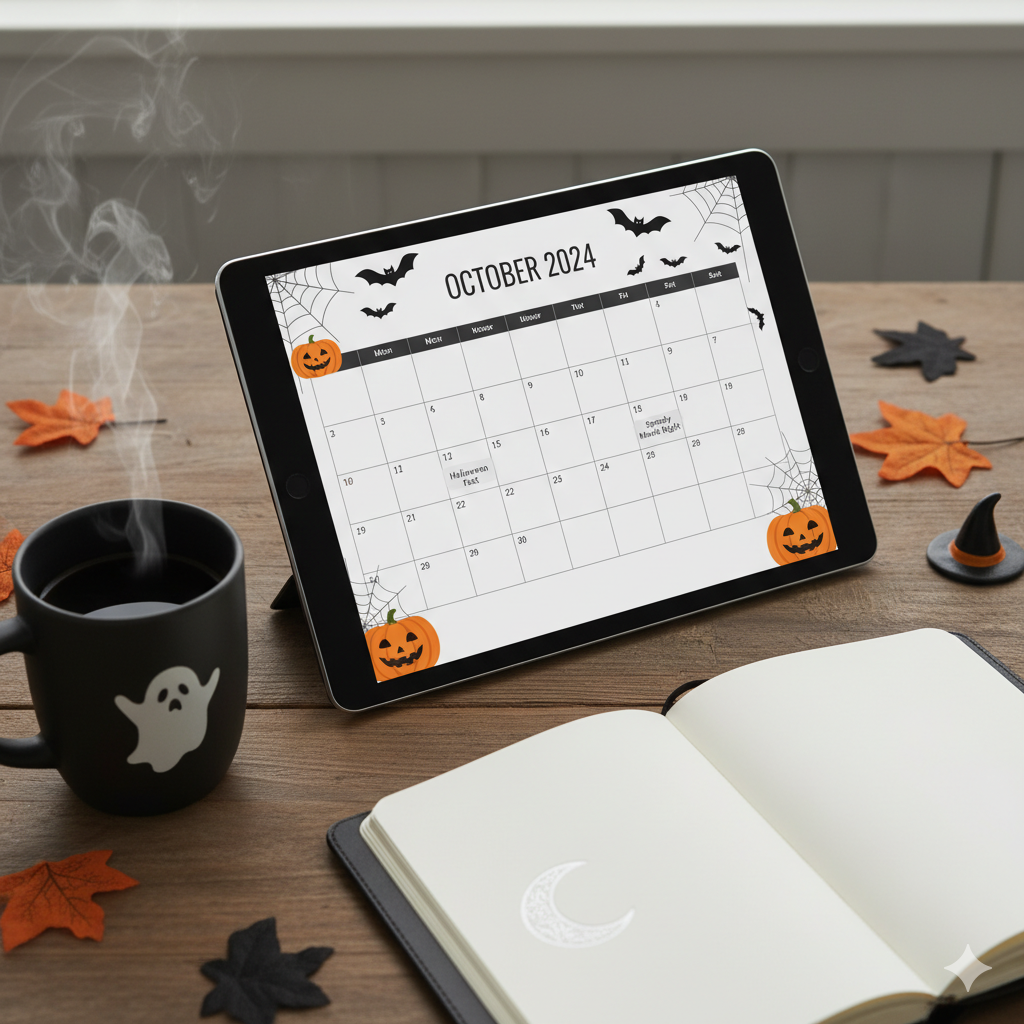 Generated Image October 15, 2025 - 1_57AM Halloween Party Planner β 31 Editable Printable Pages (Digital Download) - Image 4