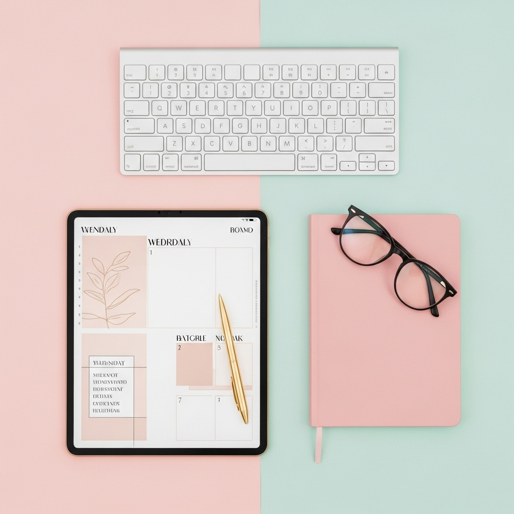 Google_AI_Studio_2025-10-13T13_28_50.829Z 2026 Digital Planner – Minimalist GoodNotes & iPad Planner | Undated PDF | Daily, Weekly & Monthly Organizer - Image 5