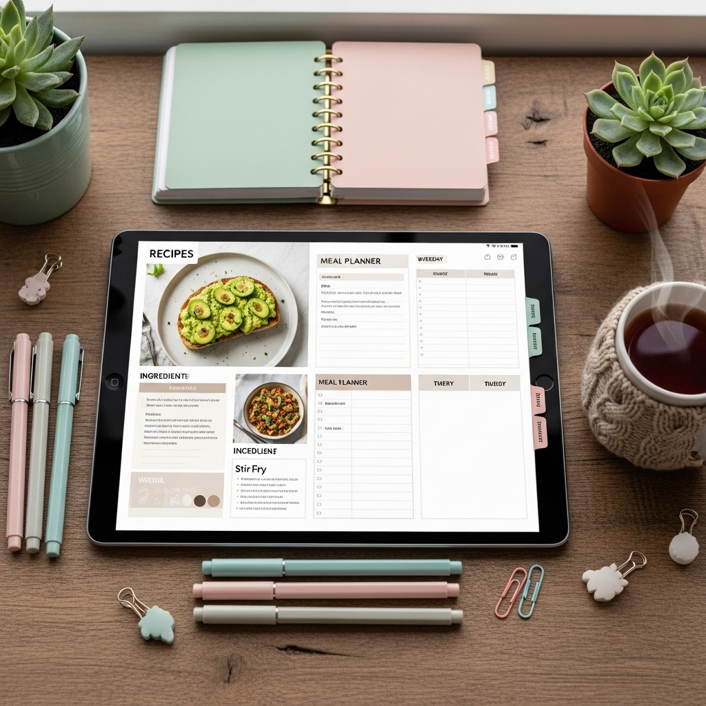 Google_AI_Studio_2025-10-14T23_47_52.663Z Ultimate Digital Recipe & Meal Planner – 500+ Pages | Interactive Cookbook & Grocery Organizer - Image 3