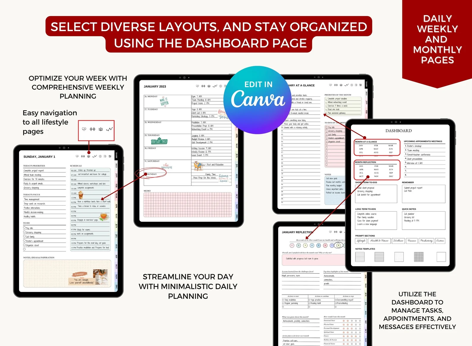 2025–2027 digital planner bundle (editable canva template + commercial use) | hyperlinked & undated versions 2025–2027 digital planner bundle (editable canva template + commercial use) | hyperlinked & undated versions
