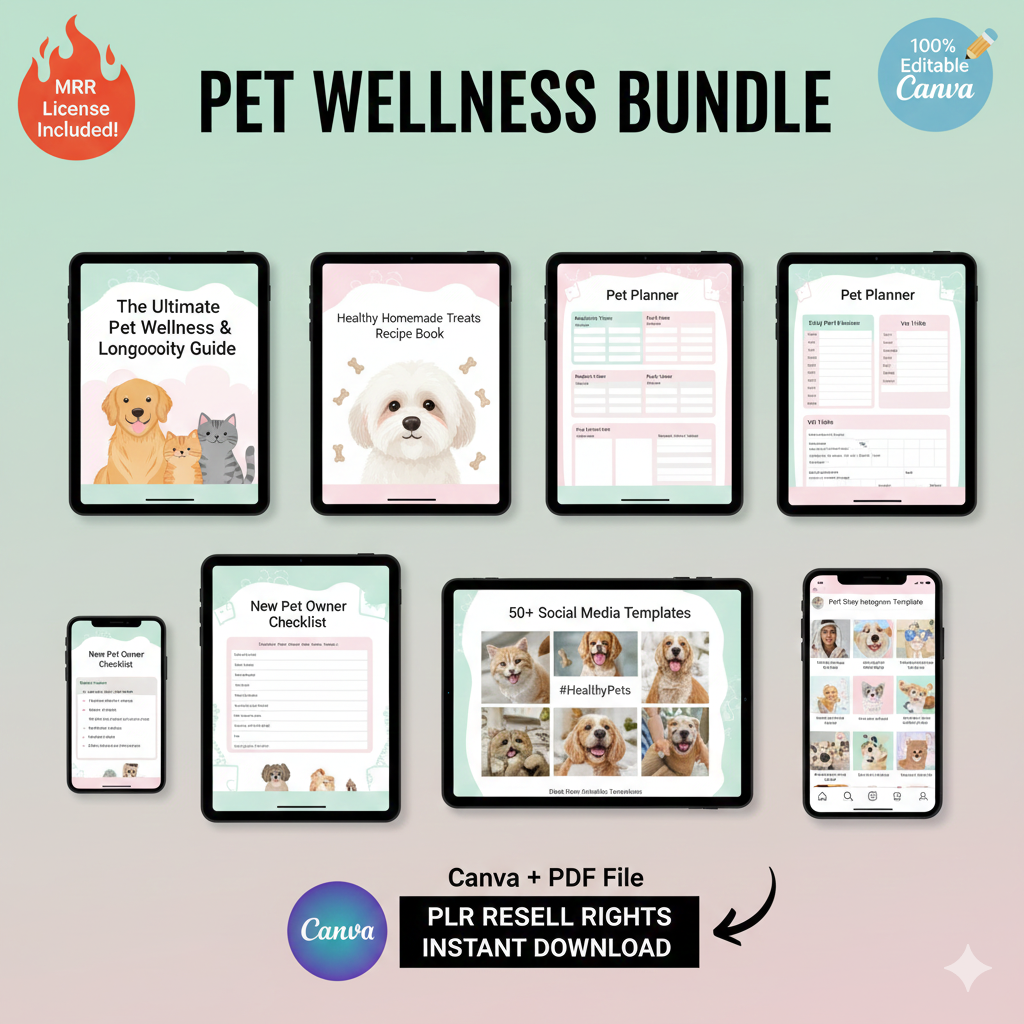 the ultimate pet wellness bundle: essential guides & checklists (includes resale license) the ultimate pet wellness bundle: essential guides & checklists (includes resale license)