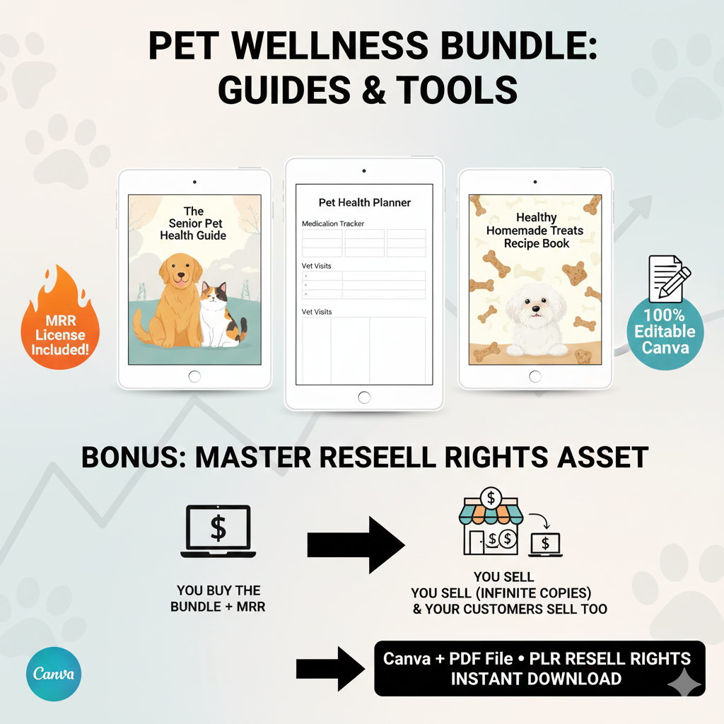 the ultimate pet wellness bundle: essential guides & checklists (includes resale license) the ultimate pet wellness bundle: essential guides & checklists (includes resale license)