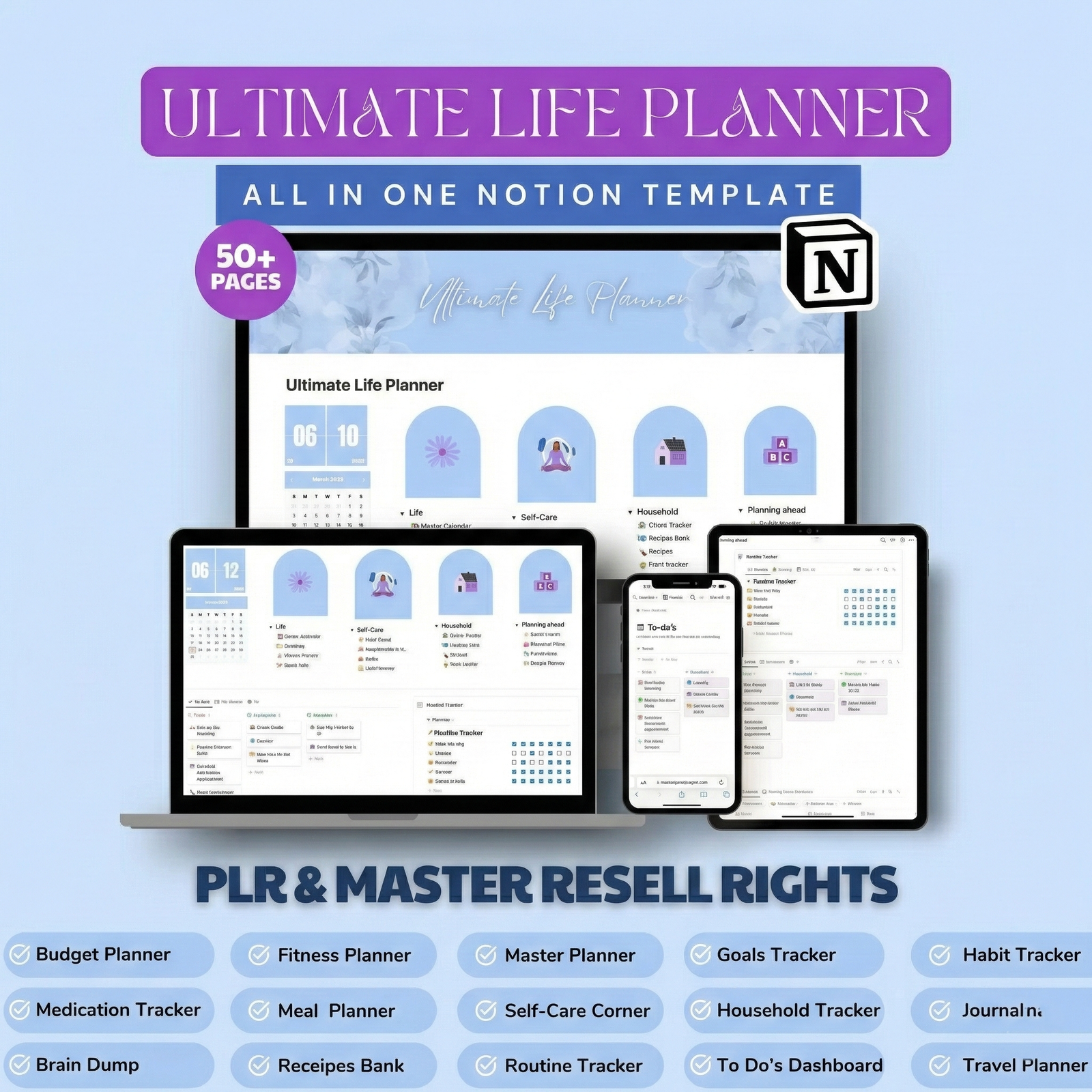 the 360° life os | ultimate notion planner & digital organizer the 360° life os | ultimate notion planner & digital organizer