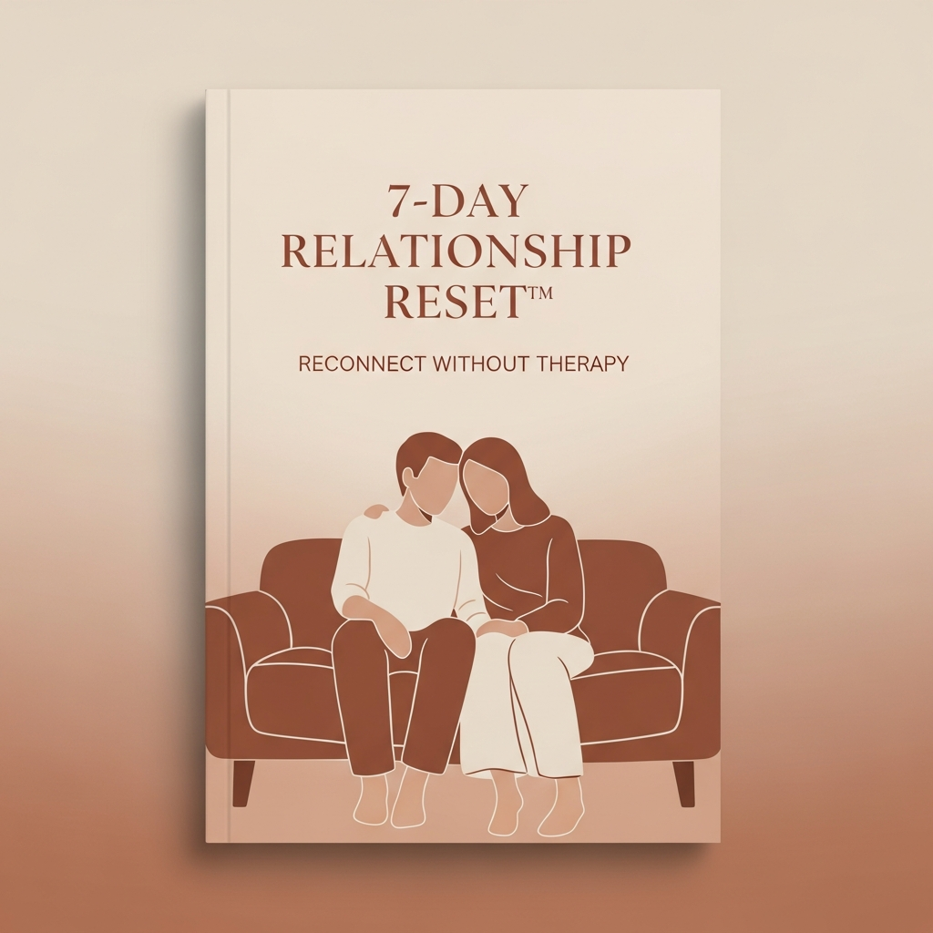 7 day relationship reset™ – reconnect without therapy (digital workbook for couples) 7 day relationship reset™ – reconnect without therapy (digital workbook for couples)