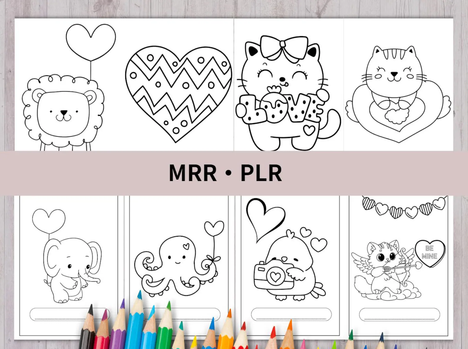 valentine’s day coloring pages bundle (plr + mrr) – 150 printable pages + canva editable valentine’s day coloring pages bundle (plr + mrr) – 150 printable pages + canva editable