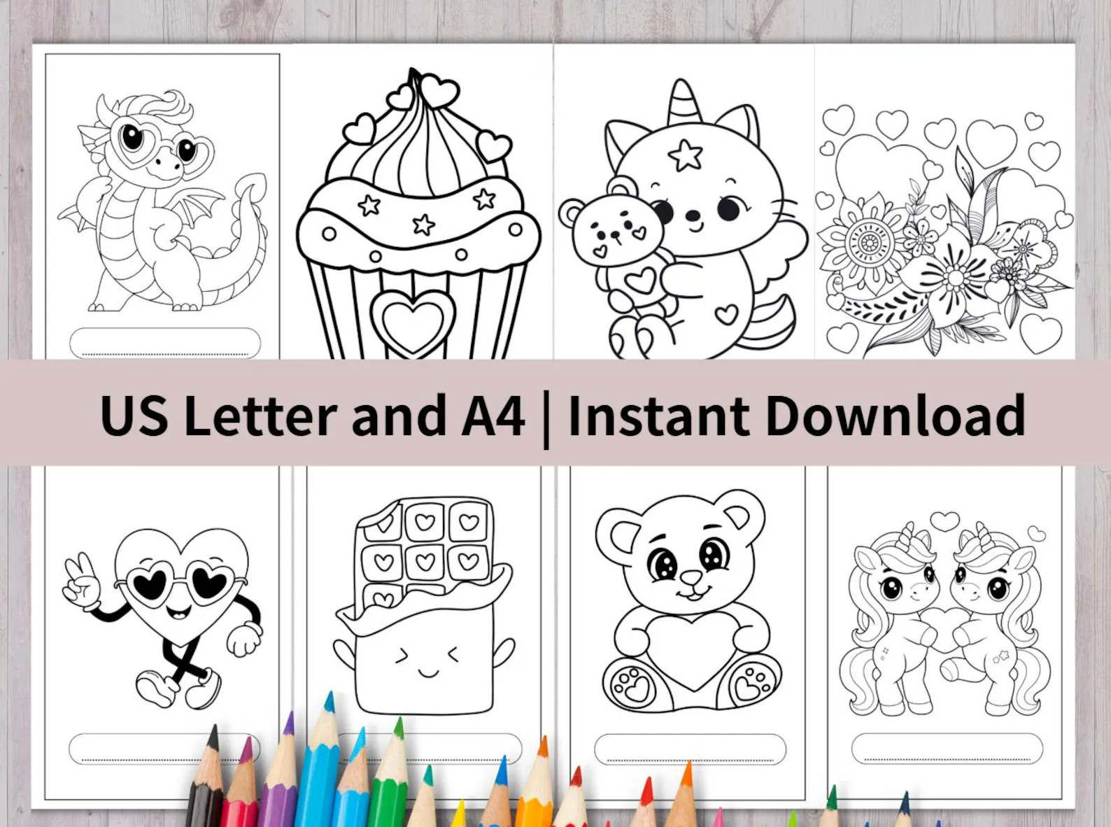 valentine’s day coloring pages bundle (plr + mrr) – 150 printable pages + canva editable valentine’s day coloring pages bundle (plr + mrr) – 150 printable pages + canva editable