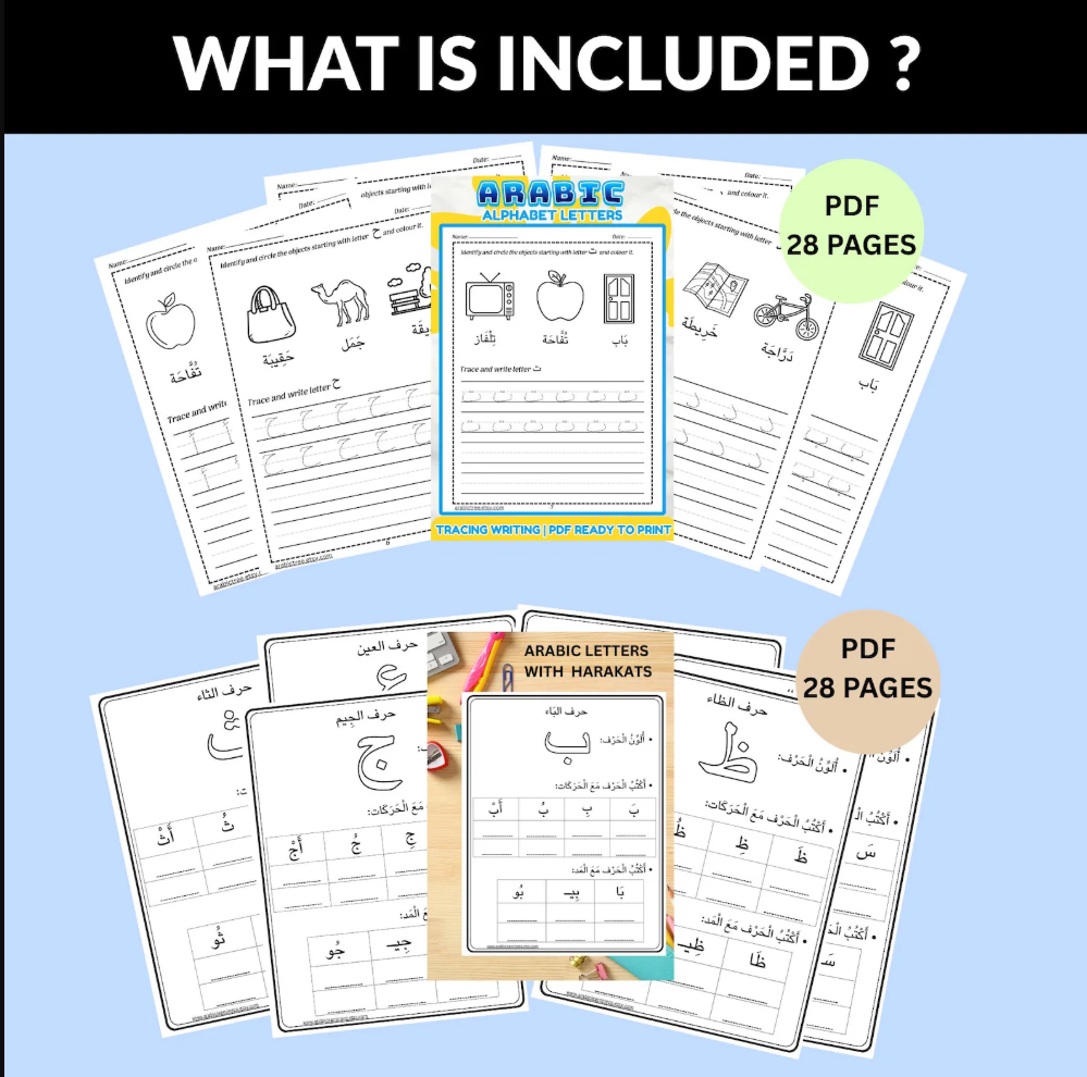 arabic worksheets for kids & beginners (300+ printable pdfs) – learn arabic step by step arabic worksheets for kids & beginners (300+ printable pdfs) – learn arabic step by step