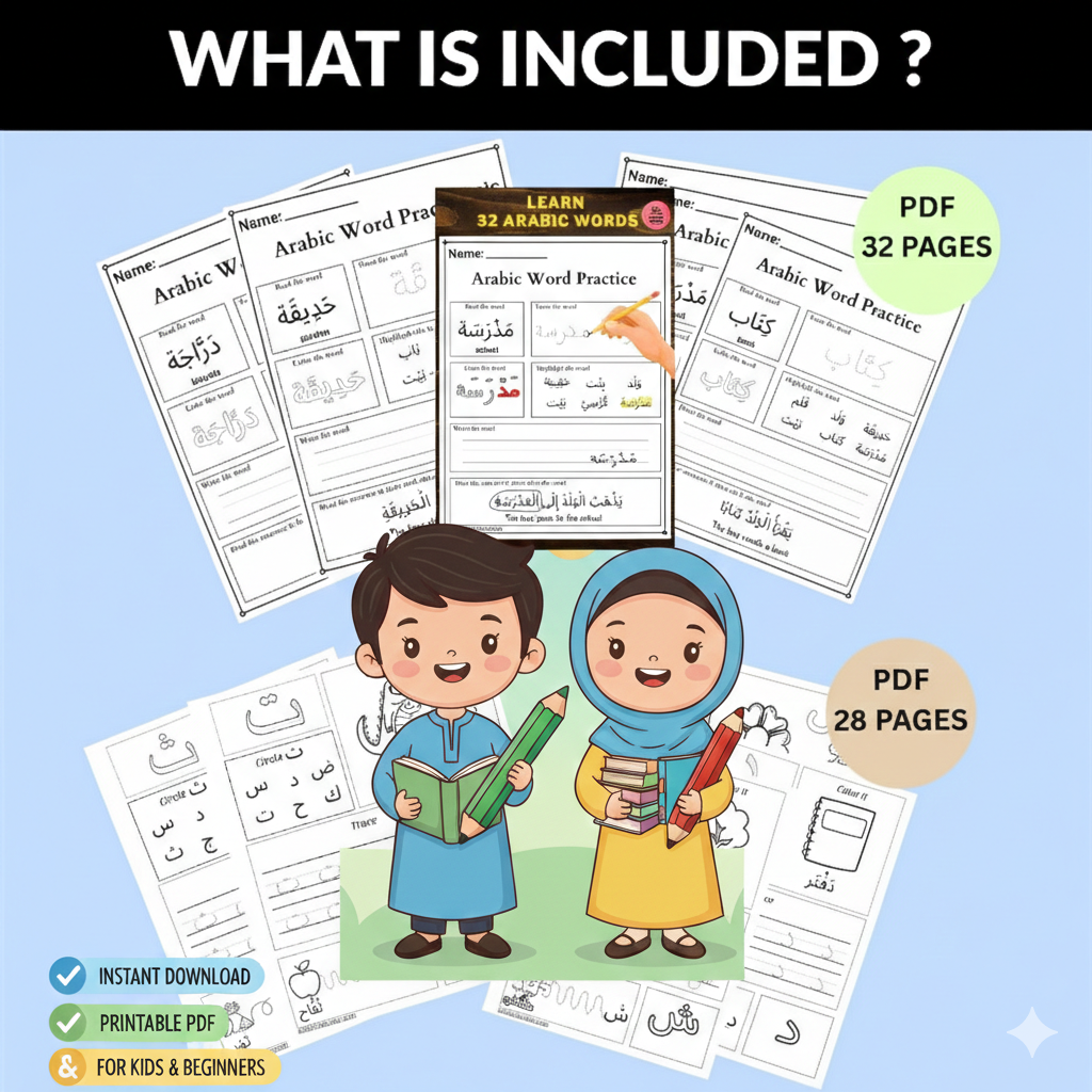 arabic worksheets for kids & beginners (300+ printable pdfs) – learn arabic step by step arabic worksheets for kids & beginners (300+ printable pdfs) – learn arabic step by step