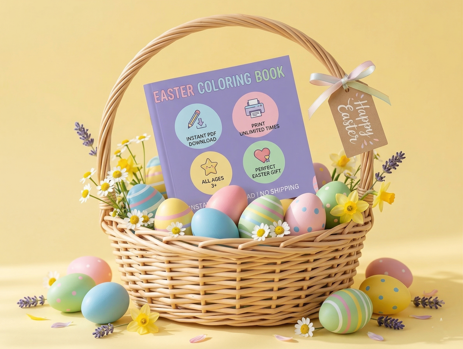 easter coloring book — fun festive pages for kids & adults | printable pdf | instant download | easter basket gift idea | plr, mrr easter coloring book — fun festive pages for kids & adults | printable pdf | instant download | easter basket gift idea | plr, mrr