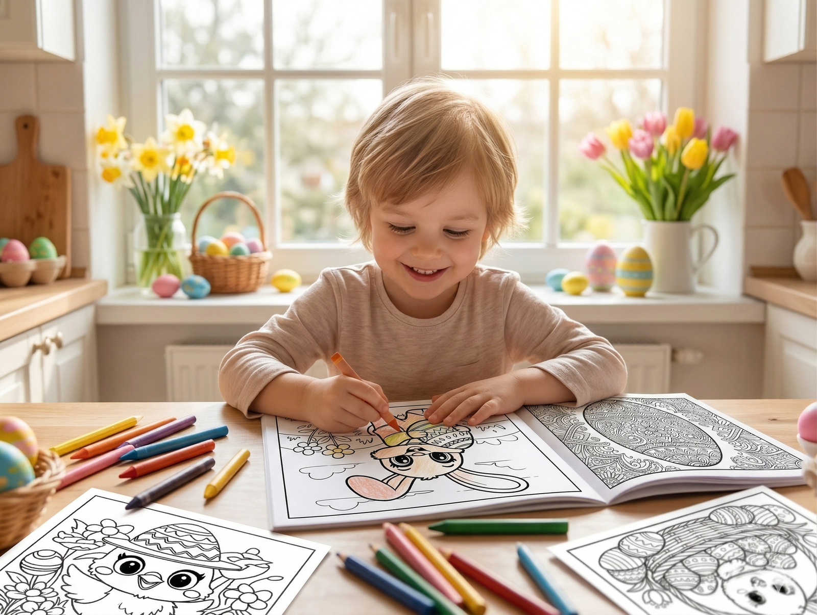 easter coloring book — fun festive pages for kids & adults | printable pdf | instant download | easter basket gift idea | plr, mrr easter coloring book — fun festive pages for kids & adults | printable pdf | instant download | easter basket gift idea | plr, mrr