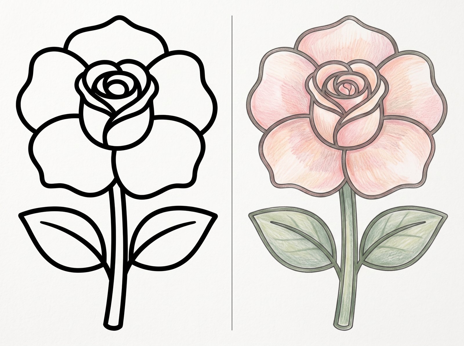 bold & easy coloring book 100 large print pages printable pdf | simple designs for seniors & beginners | instant download